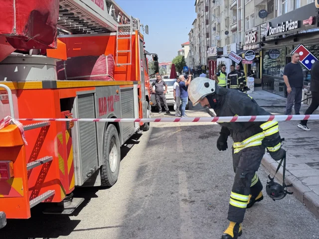 Erzurum'da Güzellik Merkezinde Korkutan Yangın