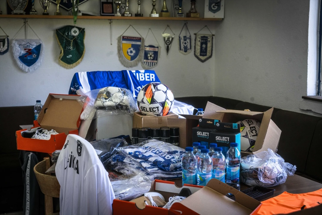 TİKA'dan Bosna Hersek Guber Futbol Kulübü'ne Anlamlı Destek