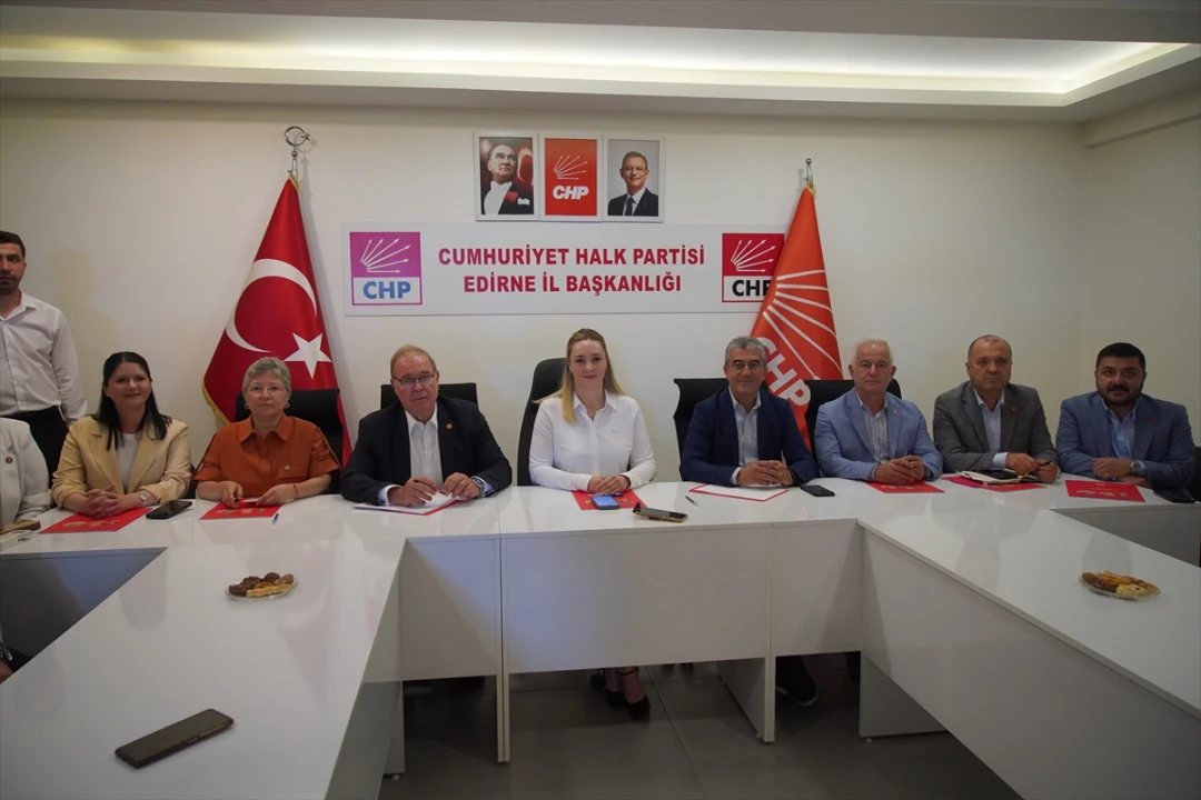 CHP Lideri Gökhan Günaydın Edirne'de Önemli Açıklamalarda Bulundu