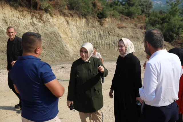 Tuğba Işık Ercan'dan Bursa'da Yangın Bölgesine Ziyaret