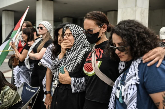Washington'daki Gösteride Medyanın Gazze'ye Yönelik Haberleri Eleştirildi