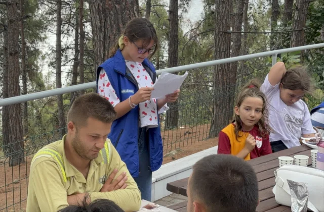 Tekirdağ'da Öğrencilerden Orman İşçilerine Anlamlı Destek