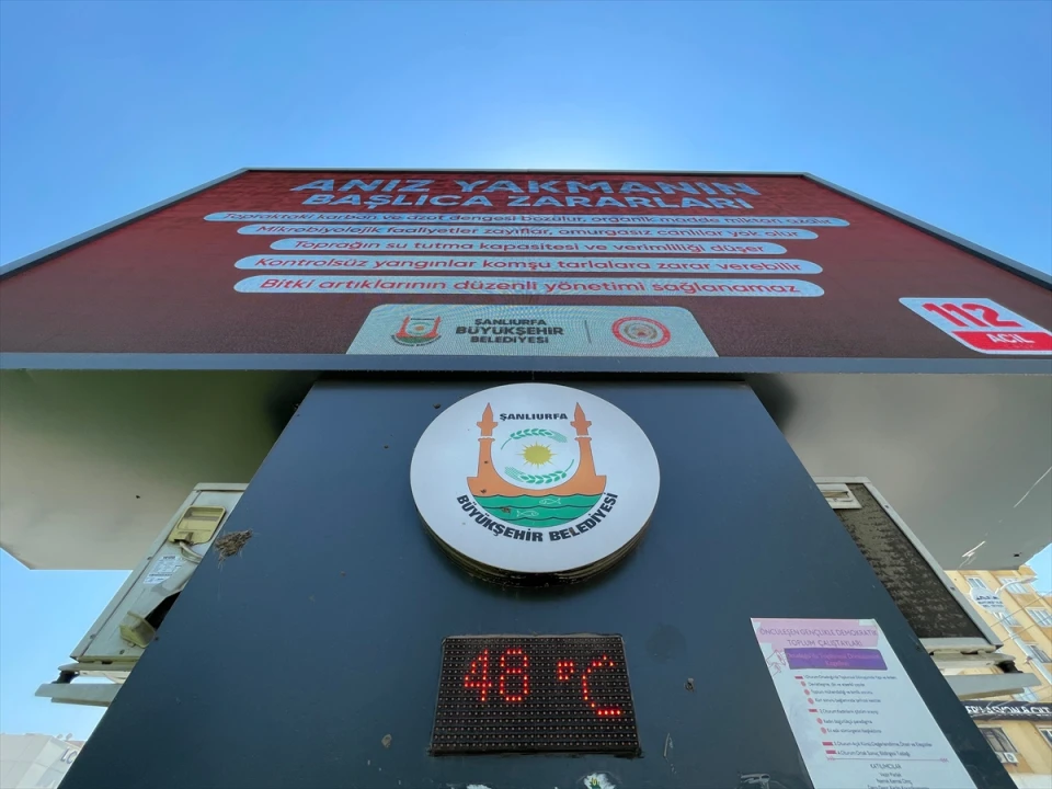 Şanlıurfa Kavurucu Sıcaklarla Mücadele Ediyor