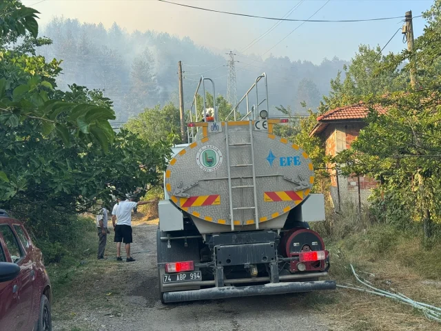 Bartın'da Orman Yangınıyla Mücadele: Ekipler Seferber Oldu