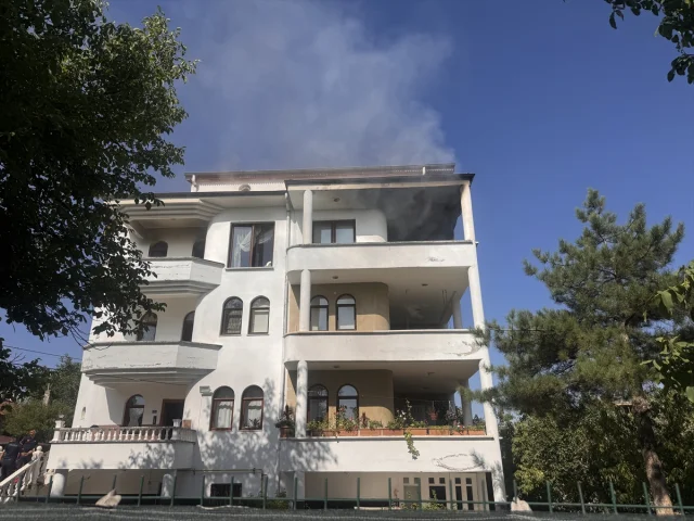 Kayseri’deki Villa Yangını Panik Yarattı