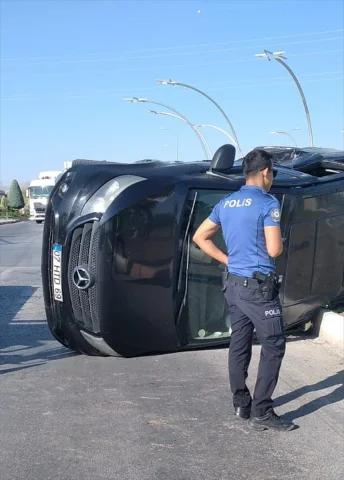Karaman'da Trafik Kazası Turistleri Yaraladı