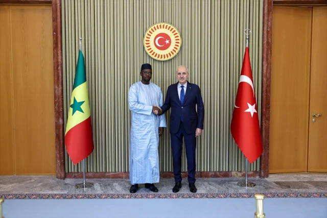 TBMM Başkanı Numan Kurtulmuş, Senegal Başbakanı Ousmane Sonk...