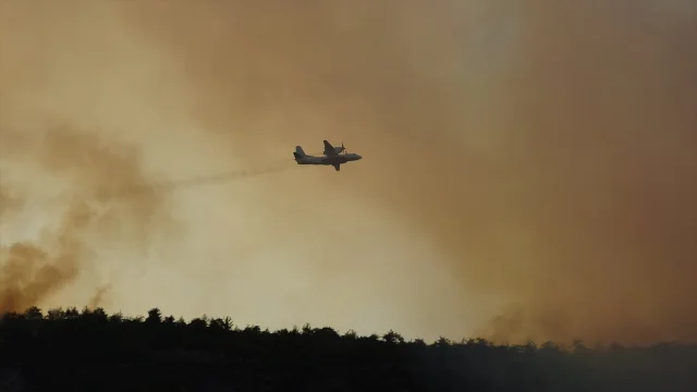 Karabük'ün Arıcak Köyü'nde Orman Yangını Yeniden Başladı