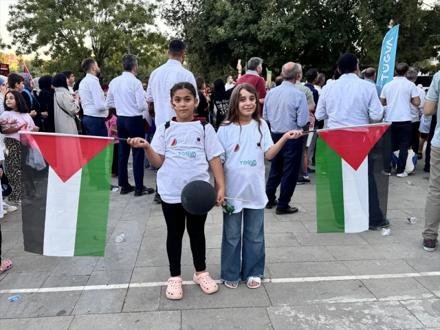 Siirt Halkı Gazze İçin Adalet Yürüyüşünde Buluştu