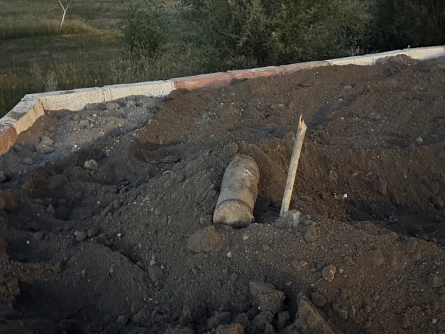 Erzurum'da Peyzaj Çalışmasında 150 Yıllık Savaş Kalıntıları Ortaya Çıktı