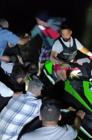 Bingöl'de Murat Nehri'nde Macera Pikniği Tehlikeye Dönüştü