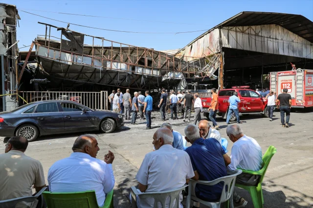 Diyarbakır'da Gece Yarıları Yükselen Alevler Traktörcüler Sitesini Vurdu