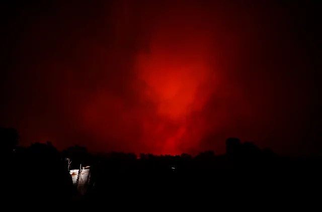 Çanakkale Bayramiç'te Orman Yangını ile Mücadele Sürüyor