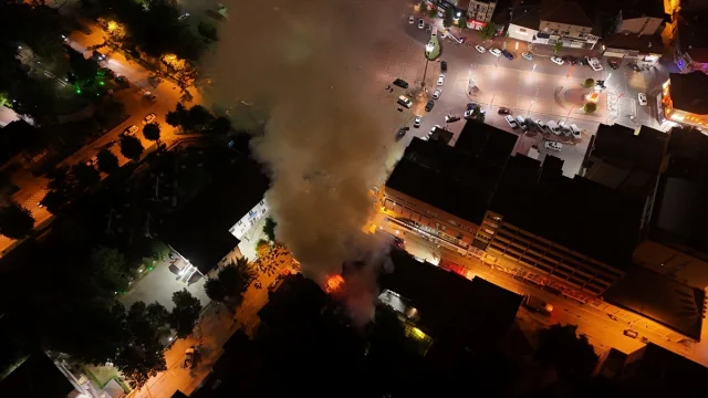 Kütahya Tavşanlı'da Çıkan Şiddetli Yangın Kontrol Altına Alındı
