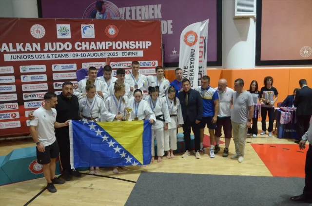 Edirne Judo Arenasında Heyecan Doruktaydı 21 Yaş Altı Balkan Şampiyonası'nda Türkiye Zirveye Yakın