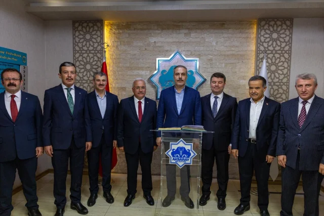 Dışişleri Bakanı Hakan Fidan Aksaray'da Temaslarda Bulundu
