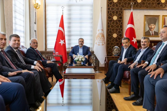 Dışişleri Bakanı Hakan Fidan Aksaray'da Temaslarda Bulundu