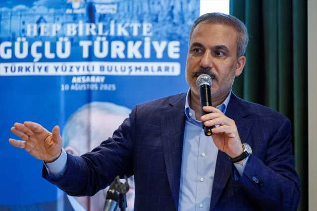 Dışişleri Bakanı Hakan Fidan Aksaray'da Temaslarda Bulundu