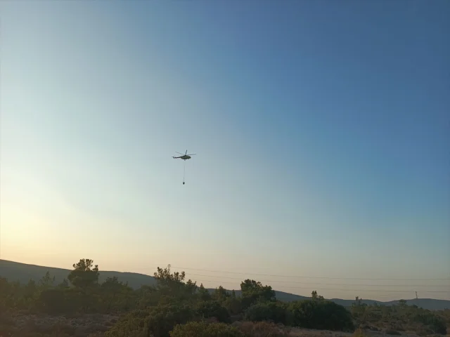 İzmir'de Başlayan Orman Yangını Kontrol Altına Alındı
