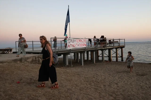 Yunanistan Genelinde Filistin'e Destek Gösterileri Düzenledi
