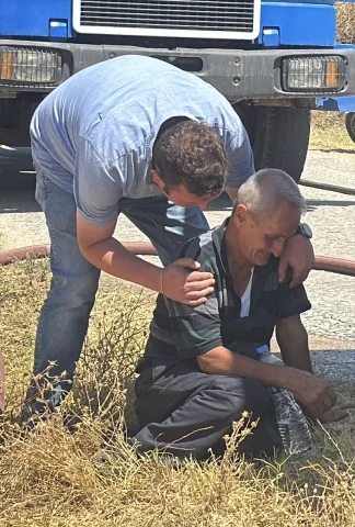 Edirne'de Akaryakıt Tankerinde Yangın Panik Yarattı
