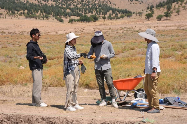 Üçhöyük'te Japon Arkeologlar Geçmişin İzlerini Sürüyor