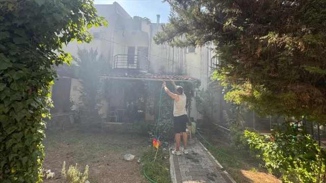Çanakkale'de Orman Yangını Mücadelesi Devam Ediyor