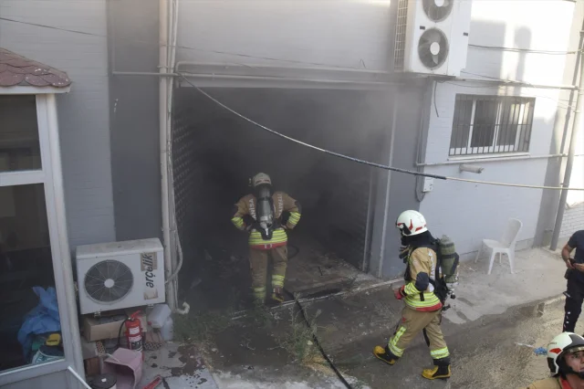 Manisa'da 112 Acil Servis İstasyonunda Korkutan Yangın Söndürüldü