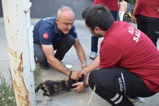 Manisa'da 112 Acil Servis İstasyonunda Korkutan Yangın Söndürüldü