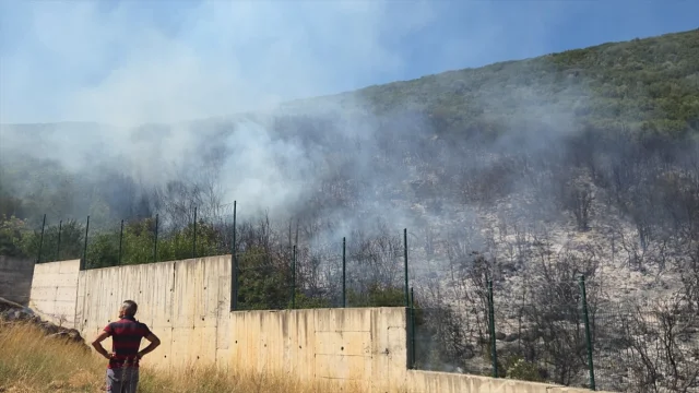 Bursa'nın Orhangazi İlçesinde Çıkan Yangın Kontrol Altına Al...