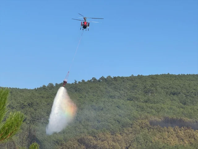 Uşak'ta Çıkan Orman Yangını Kontrol Altına Alındı