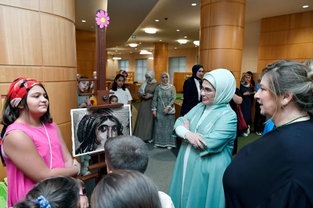 Emine Erdoğan ve Tamar Bagrationi'den Anlamlı Ziyaret: Millet Kütüphanesi'nde Tarih ve Kültür Yolculuğu