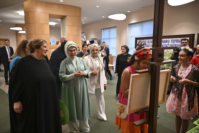 Emine Erdoğan ve Tamar Bagrationi'den Anlamlı Ziyaret: Millet Kütüphanesi'nde Tarih ve Kültür Yolculuğu
