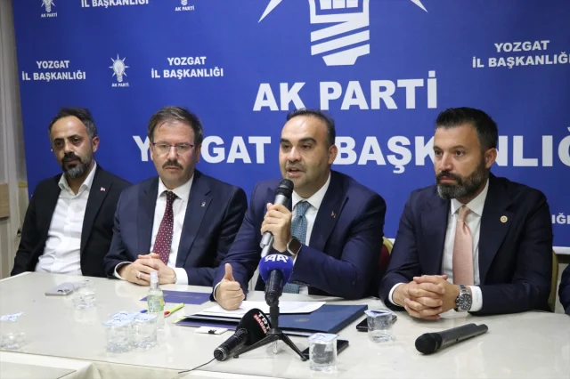Bakan Kacır Yozgat'ta Sanayi ve Teknoloji Atılımlarını Anlattı