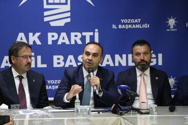 Bakan Kacır Yozgat'ta Sanayi ve Teknoloji Atılımlarını Anlattı