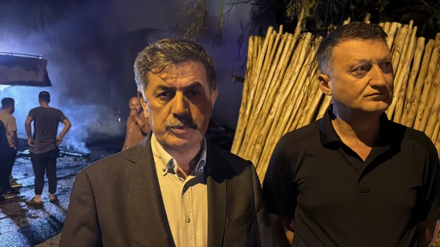 Erzincan Keresteciler Sitesi'nde Büyük Yangın Paniği