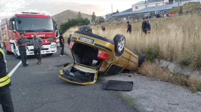 Erzurum'da Feci Kaza: Otomobilin Devrilmesi Sonucu 1 Kişi Yaşamını Yitirdi