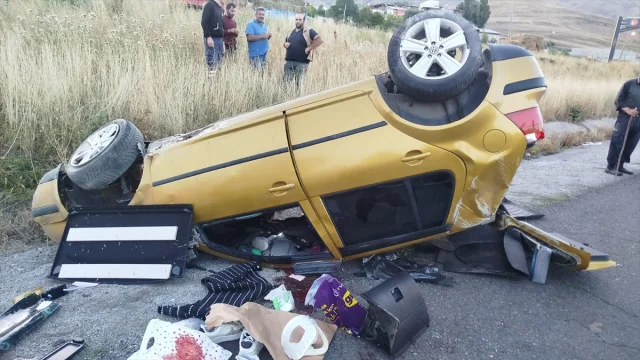 Erzurum'da Feci Kaza: Otomobilin Devrilmesi Sonucu 1 Kişi Yaşamını Yitirdi