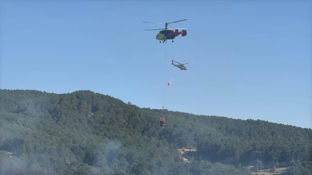 Uşak'ta Orman Yangını Söndürüldü Kahramanlar Destan Yazdı