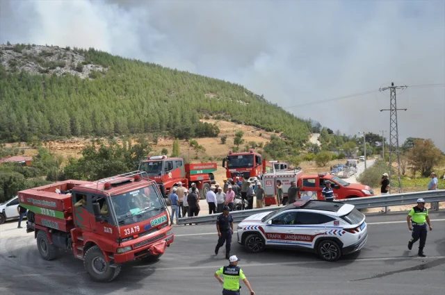 Mersin'de Orman Yangını Tehlikesi: Silifke'de Alevler Kontrol Altına Alınmaya Çalışılıyor