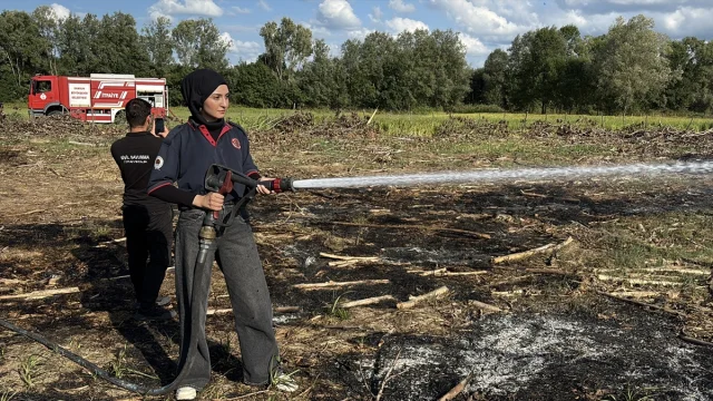 Samsun'da Timerle Mücadelede Örnek Başarı: Yangın Tehlikesi Önceden Önlendi