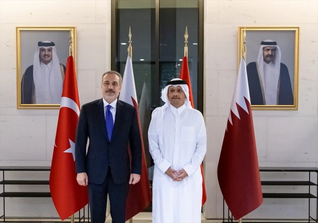 Bakan Fidan ve mevkidaşı Al Sani Doha'da önemli görüşmeler yaptı