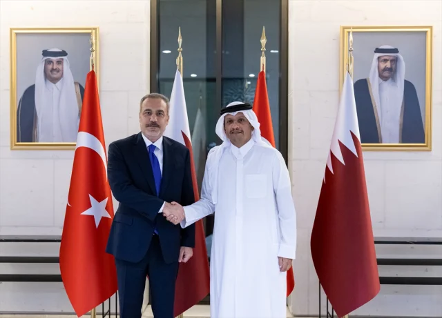 Bakan Fidan ve mevkidaşı Al Sani Doha'da önemli görüşmeler yaptı