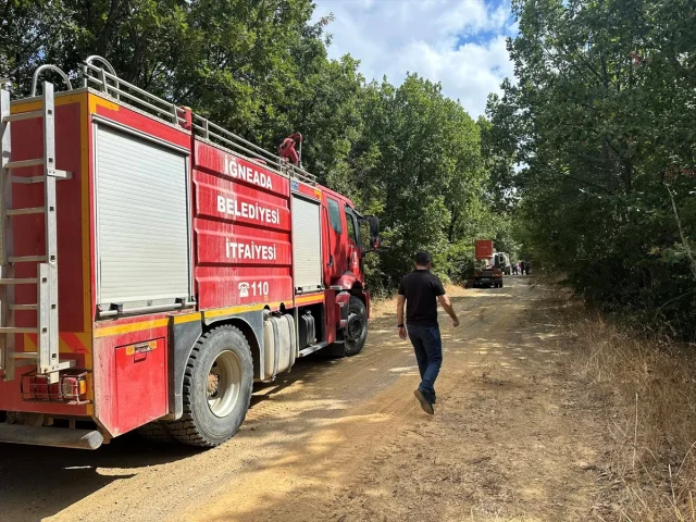 Kırklareli Orman Yangını Büyümeden Kontrol Altına Alındı