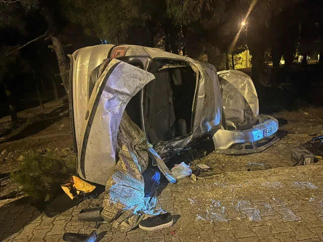 Burdur'da Trafik Kazası Şoku Halkı Sarstı