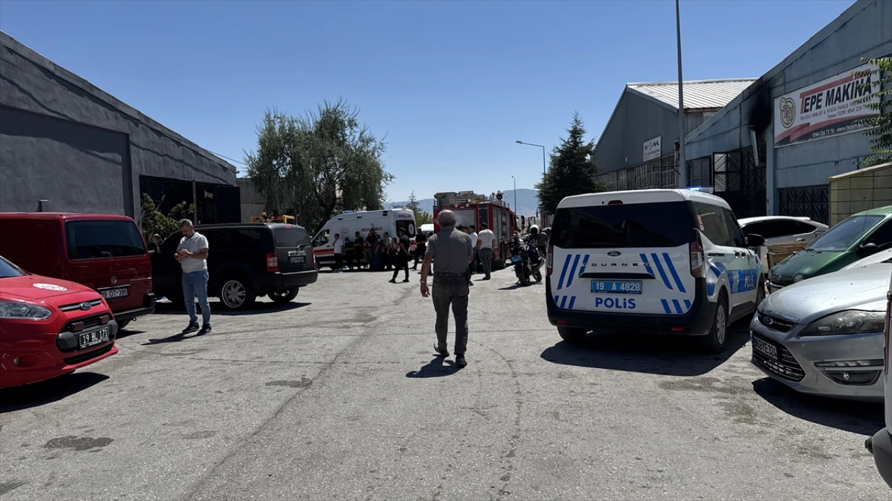 Çorum'da Atık Yağ Tankında Feci Olay