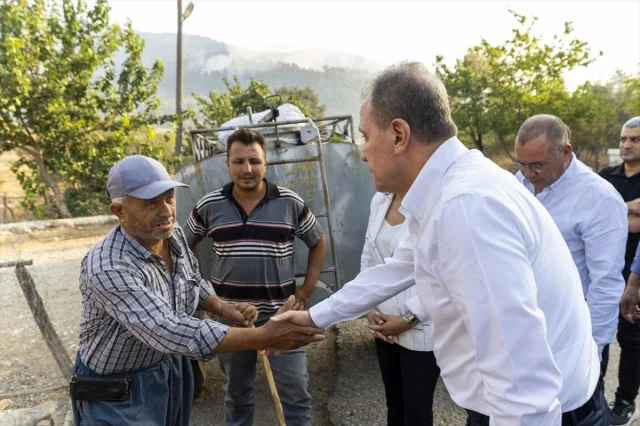 Mersin Silifke Orman Yangınında Tehlike Büyüyor
