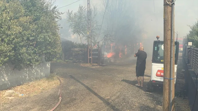 Çorlu'da Korkutan Yangın Herkesi Tedirgin Etti