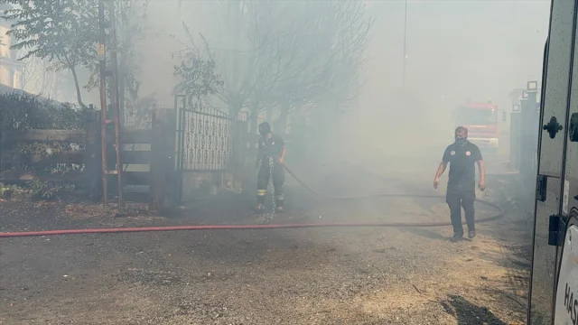 Çorlu'da Korkutan Yangın Herkesi Tedirgin Etti