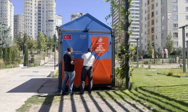 Acil Durum Konteynerleri Parklarda Hayat Kurtaracak